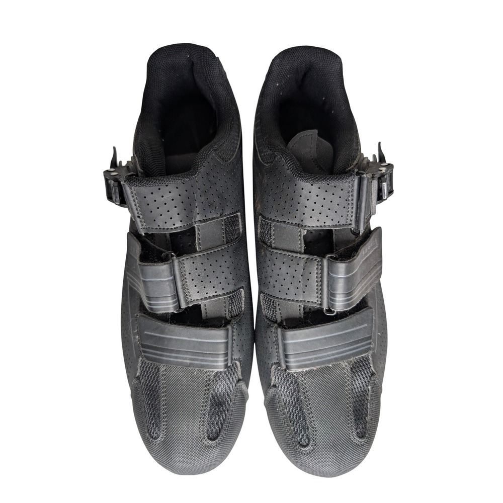 Serfas Switchback Clipless Cycling Shoes Men 9.5 EU 43 SPD MTB Trail Spin Black - Picture 4 of 10